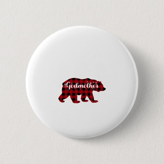 Godmor Bear Buffalo Red Play Matching Family Knapp (Framsida)