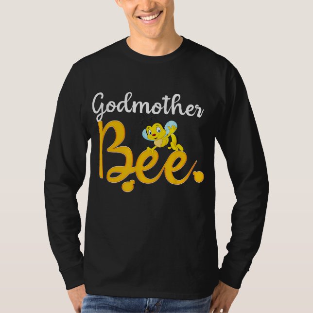 Godmor Bee Matching Family First Bee Day Outfit T Shirt (Framsida)