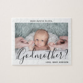 Godmor Frieri Simple Modern Script Baby Photo Pussel