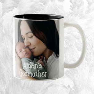 Godmor Gift! Sött foto Två-Tonad Mugg