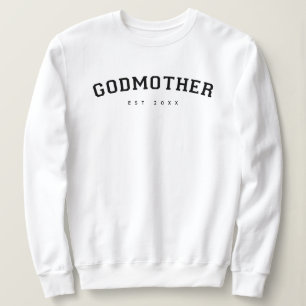 Godmor inrättade Varsity Typography White T Shirt