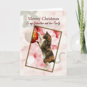 Godmor och familj, Meowy jul Helgkort