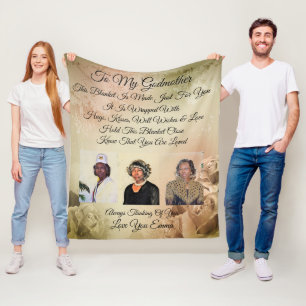 Godmor Personalize Fleece Blanket