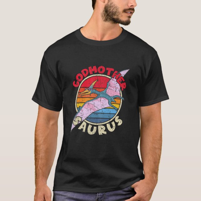 Godmor Saurus I Pterodactylus I Family Matching T Shirt (Framsida)