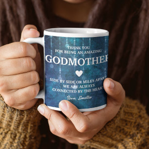 Godmor Tack Heartfilt Message Personlig Kaffemugg