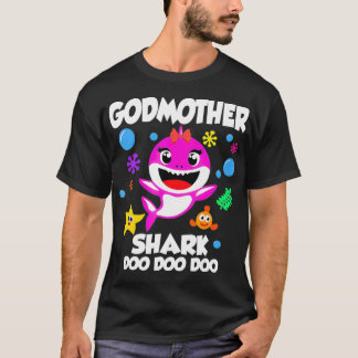 Godmor till Baby-Shark Birthday Godmor Sha T Shirt