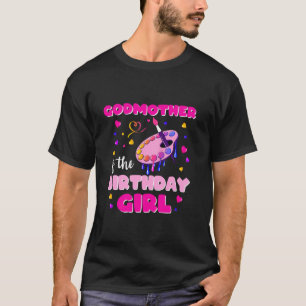 Godmor till Birthday Girl Art Painting Family T Shirt