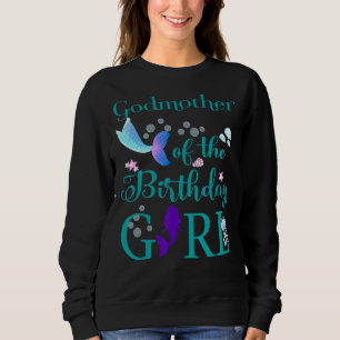 Godmor till Birthday Girl Sjöjungfru First Birth T Shirt