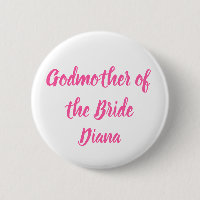 Godmor till Bride Rosa Custom Name Bröllop