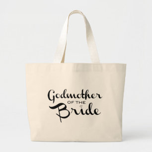 Godmor till Bride Tote Black Jumbo Tygkasse