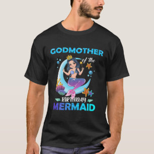 Godmor till Sjöjungfrun Matching Familjen Birthday T Shirt
