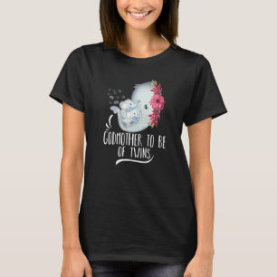 Godmor till Twillingarna Twin Pojke Elephant B T Shirt