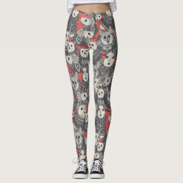 Gödmöss korall leggings