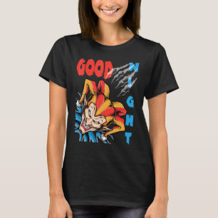 godnatt harlekin ond clown skrämmande mask ond t shirt