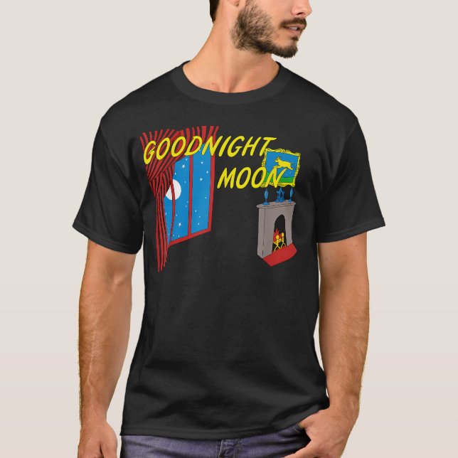 Godnatt Måne T Shirt (Framsida)