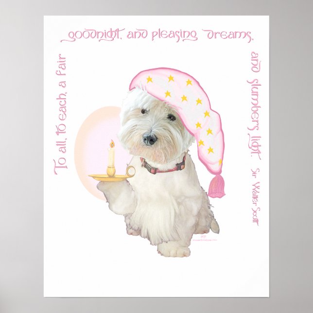 Godnatt Rosa Poster (Framsidan)