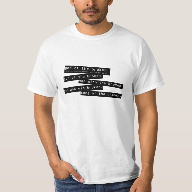godofthebroken tee shirt (Framsida)
