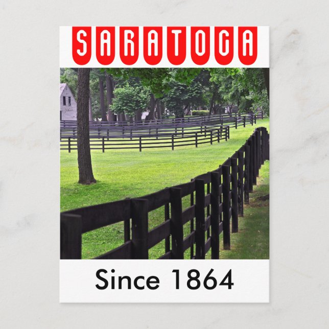 Godolphin & Darley Stables at Saratoga Vykort (Framsida)