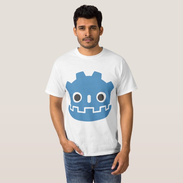 Godot Engine T-Shirt (Hel framsida)
