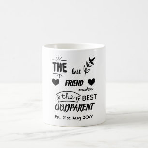 Godparent MUGG Godmor Godfather Personlig