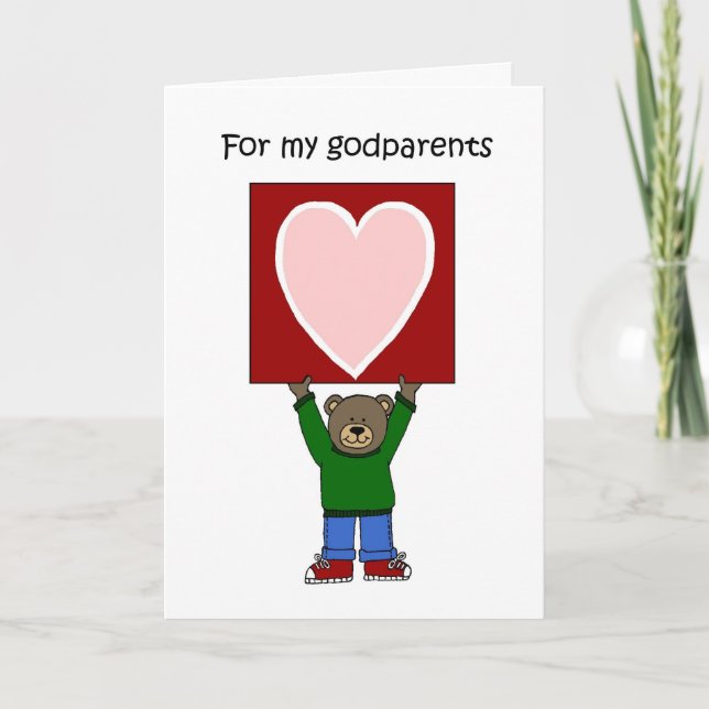 godparentsvalentin helgkort (Framsida)