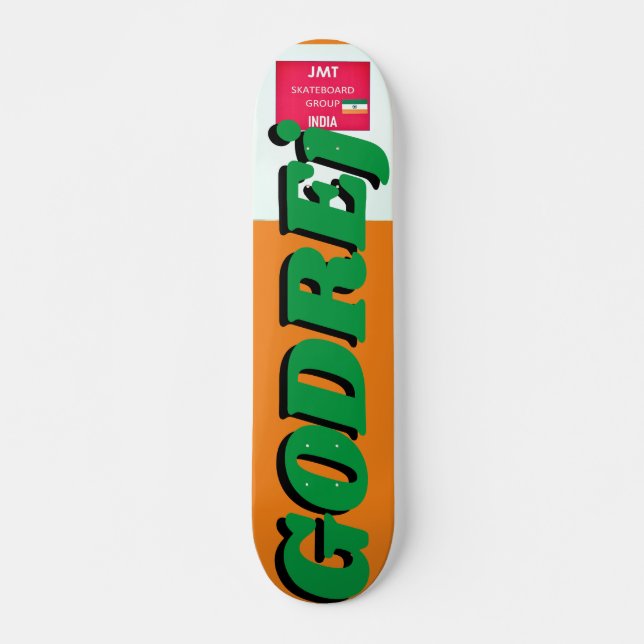 GODREJ JMT INDIA 7 3/4-tums Skateboard Deck (Framsida)