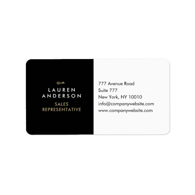 gods agent adressetiketter (Framsidan)