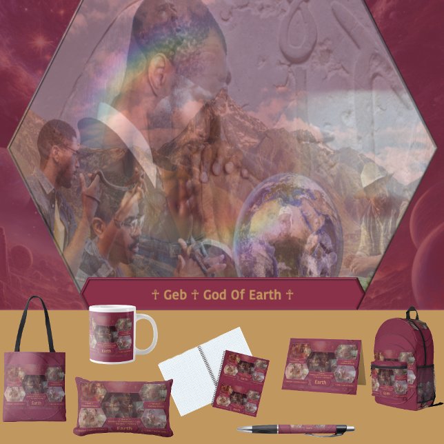 Gods and Goddess Of Earth Tack Kort (Get the full “Gods + Goddesses Of Earth” collection at: https://bit.ly/OurAncestorsZazzle)