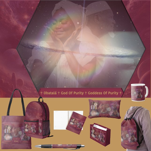 “Gods and Goddess Of Ether”  Jumbo Mugg (Get the full “Gods + Goddesses Of Ether” collection at: https://bit.ly/OurAncestorsZazzle)