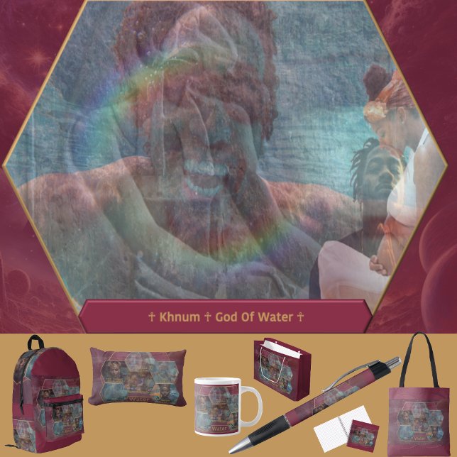 Gods and Goddess Of Water Jumbo Mugg (Get the full “Gods + Goddesses Of Water” collection: https://bit.ly/OurAncestorsZazzle.)