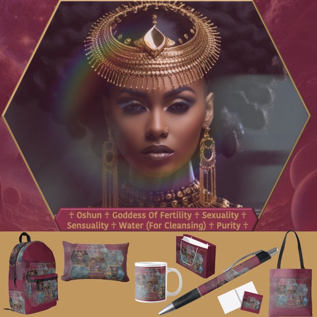 Gods and Goddess Of Water Tygkasse (Get the full “Gods + Goddesses Of Water” collection: https://bit.ly/OurAncestorsZazzle.)