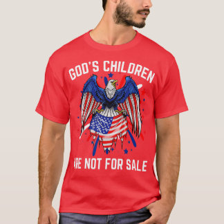 Gods Barn är inte till salu för amerikansk flagga T Shirt