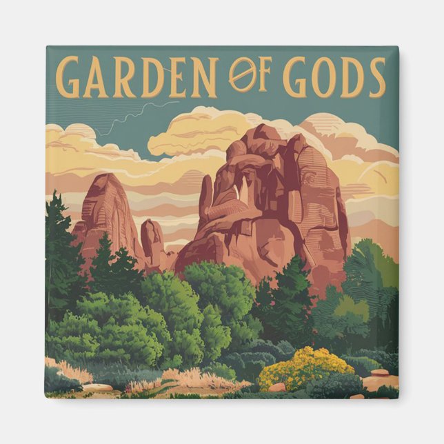 Gods Colorado Garden Magnet (Framsidan)
