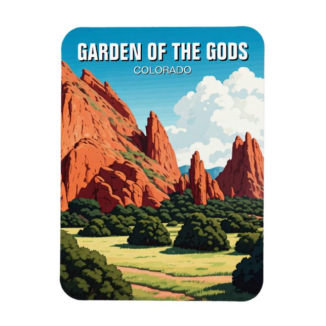 Gods Colorado Travel Magnet (Vertikal)