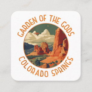 Gods Colorado Vår Distress Cir Fyrkantigt Visitkort