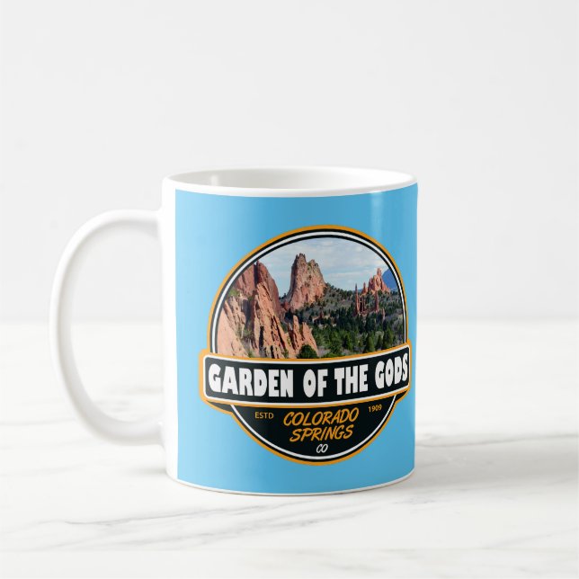 Gods Colorado Vår Travel Emblem Kaffemugg (Vänster)