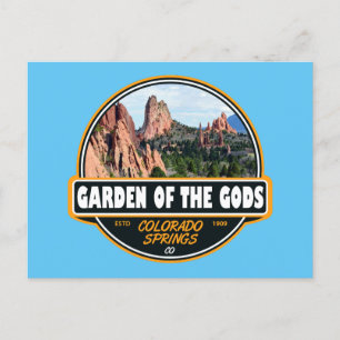 Gods Colorado Vår Travel Emblem Vykort