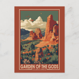 Gods Colorado Vår Travel Vintage Vykort