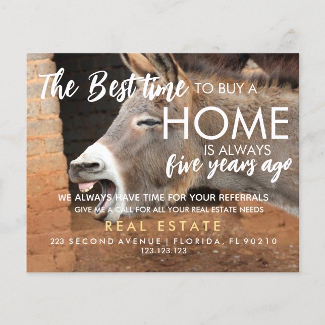 gods... Det bästa tillfället att köpa ett hem är a Flygblad (Framsidan)