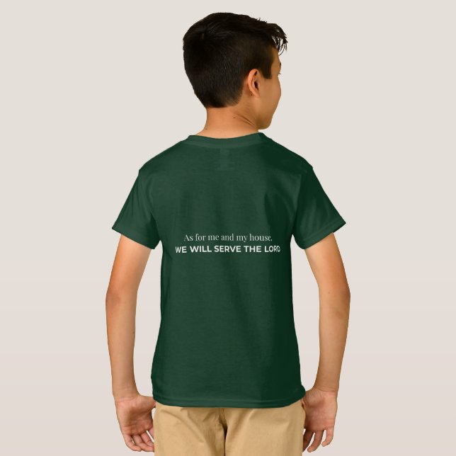 God's Family Kids  T Shirt (Hel baksida)