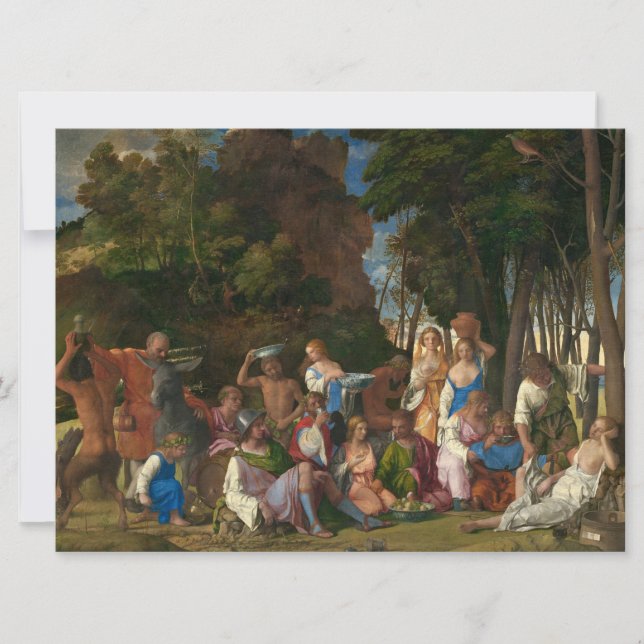 Gods-festivalen (av Giovanni Bellini) Kort (Framsida)