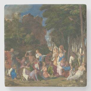 Gods-festivalen (av Giovanni Bellini) Stenunderlägg