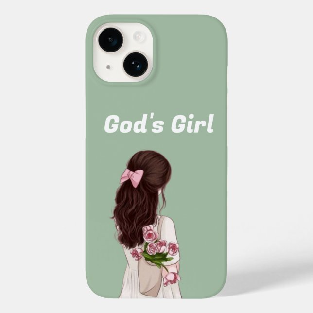 Gods flicka är mycket unik | Inspirationell blommi (Baksida)