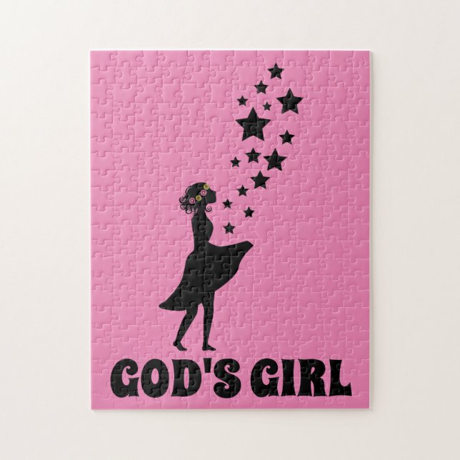 GOD'S GIRL CHRISTIAN JIGSAW PUZZLE PUSSEL (Vertikal)