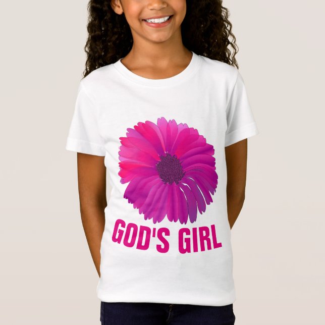 GOD'S GIRL Christian T-shirts (Framsida)