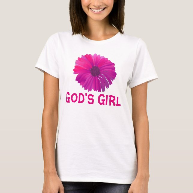 GOD'S GIRL CHRISTIAN T-shirts (Framsida)