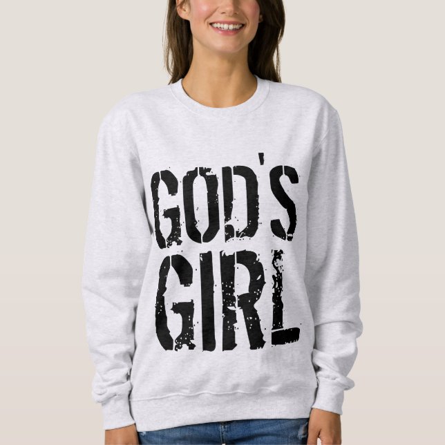 GOD'S GIRL Christian T-shirts (Framsida)