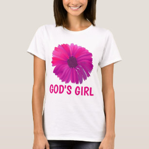 GOD'S GIRL Christian T-shirts för dam