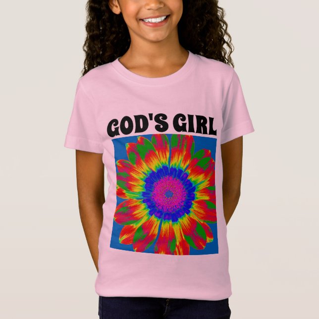 GOD'S GIRL TIE DYE T-SHIRTS (Framsida)