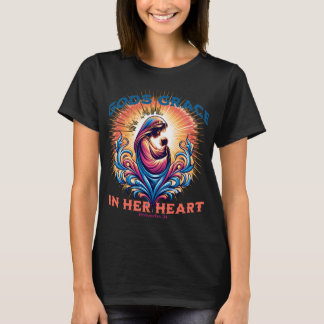 Gods Grace i hennes hjärta - Proverbs 31 T Shirt